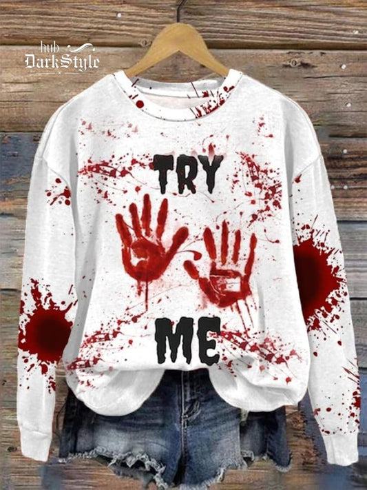 Funny Halloween Art Casual  Sweatshirt