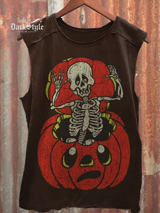 Boo '80er Halloween-Aufdruck Unisex Klassisches Tanktop 