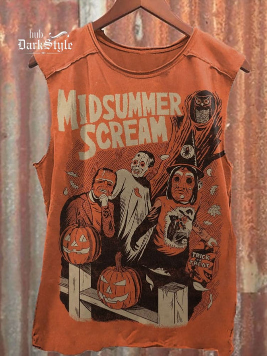 Midsummer Scream Print Unisex Classic Tank Top