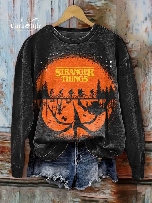 Halloween Silhouettes Unisex Casual Sweatshirt