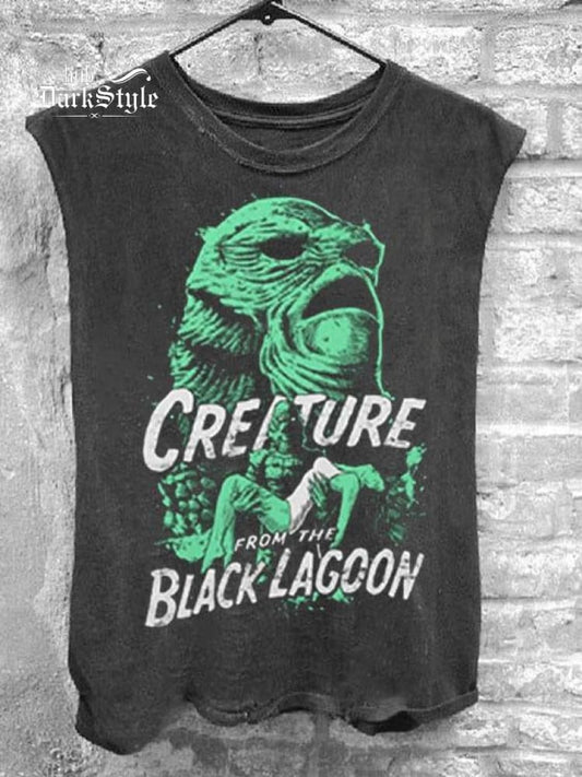 Horror Creature  Cotton Unisex Tank Top