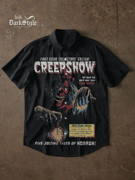 Horror Show Print  Cotton Shirt