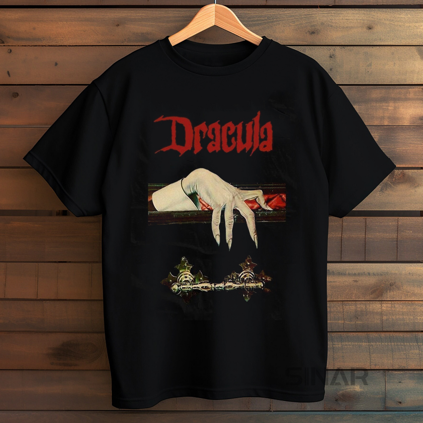 Débardeur avec affiche d'horreur Dracula V44 