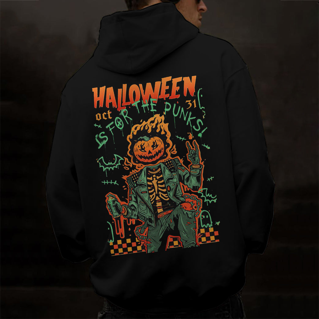 Unisex Halloween Print Hoodies