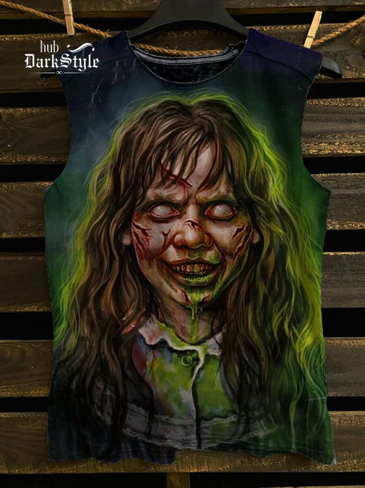 An Excellent Day For An Exorcism Print 100% Cotton Tank Top