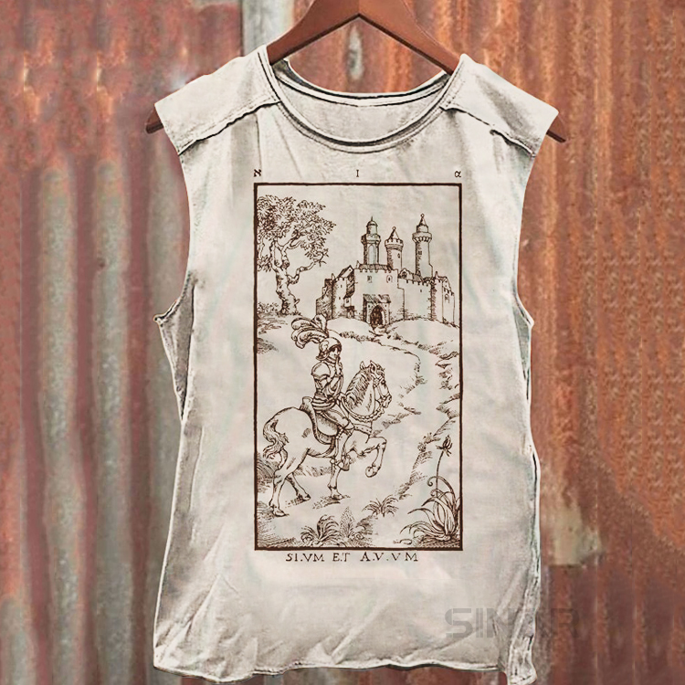 The Ninth Gate V15 Horror Poster Tank Top