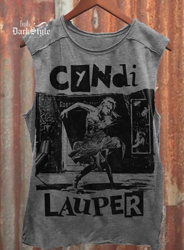 Retro Pink Sie ist so ungewöhnlich Cyndi Lauper Unisex Classic Tank Top 