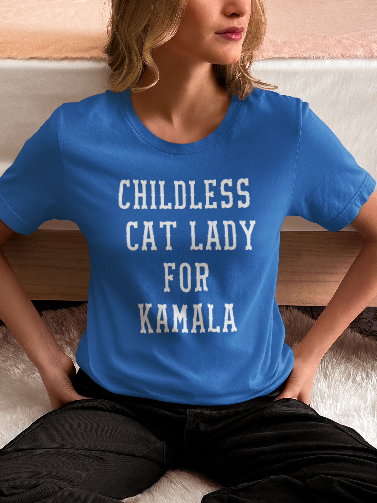 Childless Cat Lady for Kamala Unisex Tee