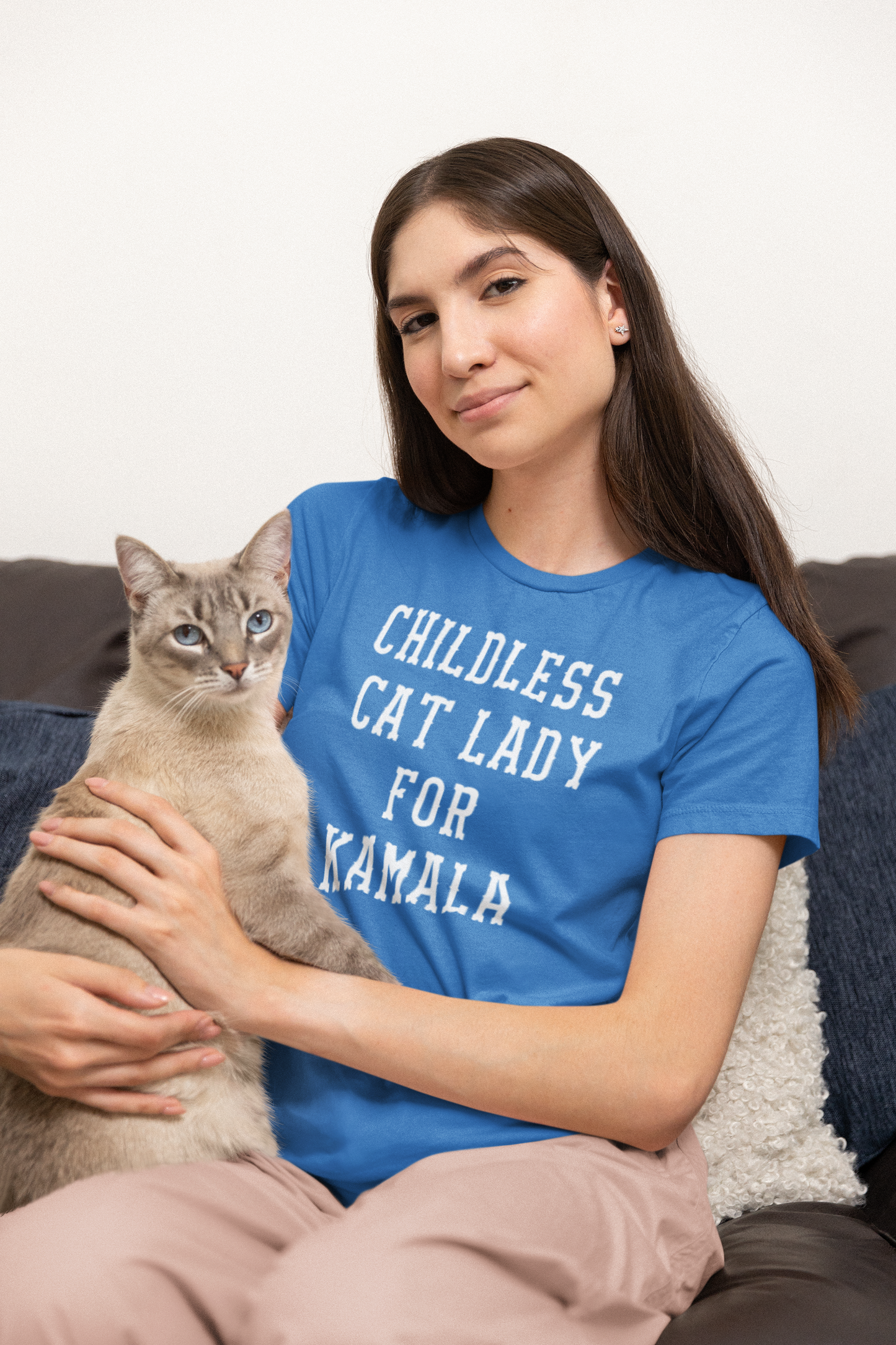 Childless Cat Lady for Kamala Unisex Tee