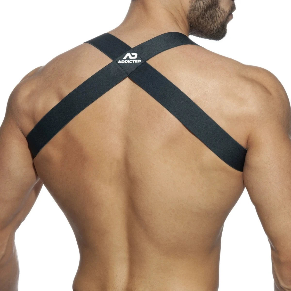 Bar Party Men's Solid Color Cross Shoulder Straps---Carnival Decorative Straps Ultra-thin Chest Straps