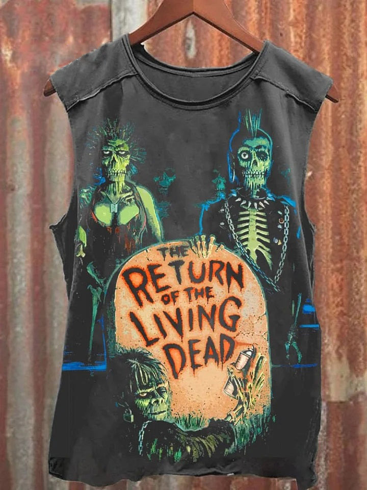 Unisex Horror  cotton Tank Top