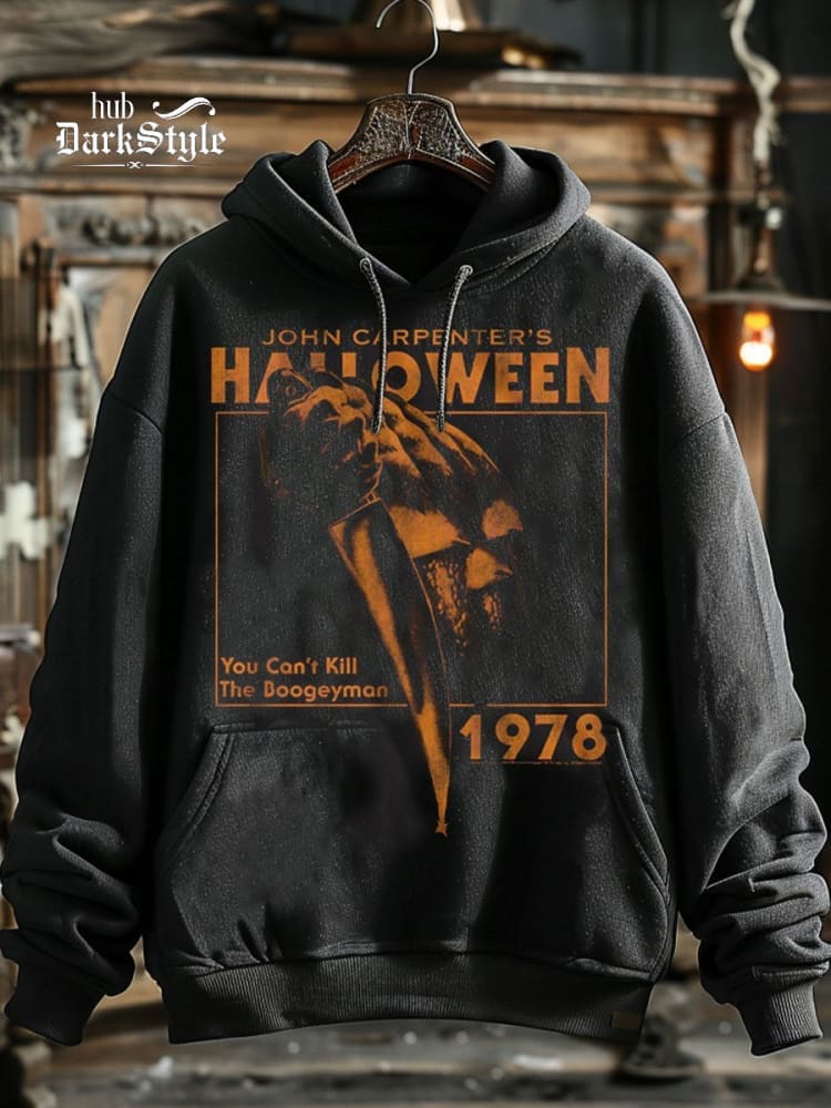 Der Boogeyman Halloween-Druck Unisex Hoodie Sweatshirt 