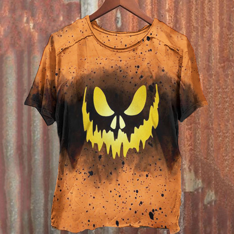 Unisex Halloween Pumpkin Tank Top