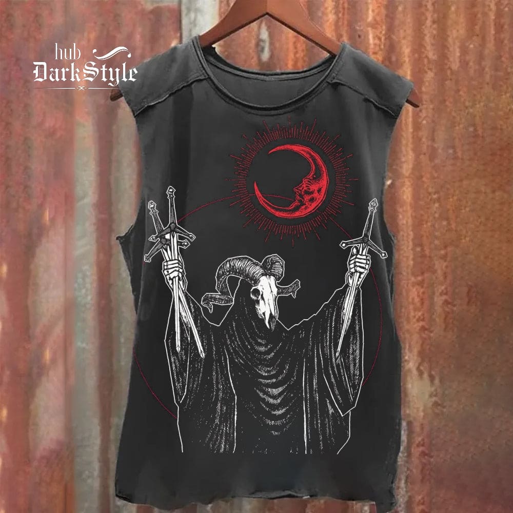 Unisex Vintage Dämon Tank Top 