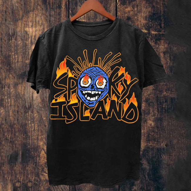 T-shirt classique Halloween Spooky Island