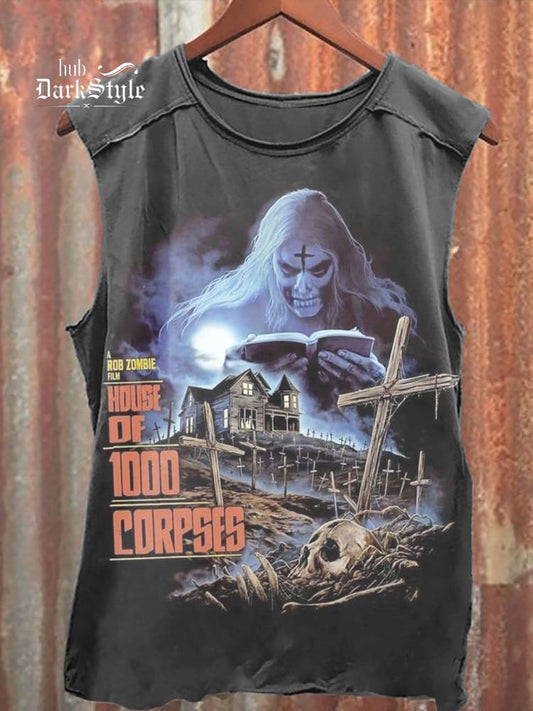 Horror House Of 1000 Corpses Print Unisex Tank Top