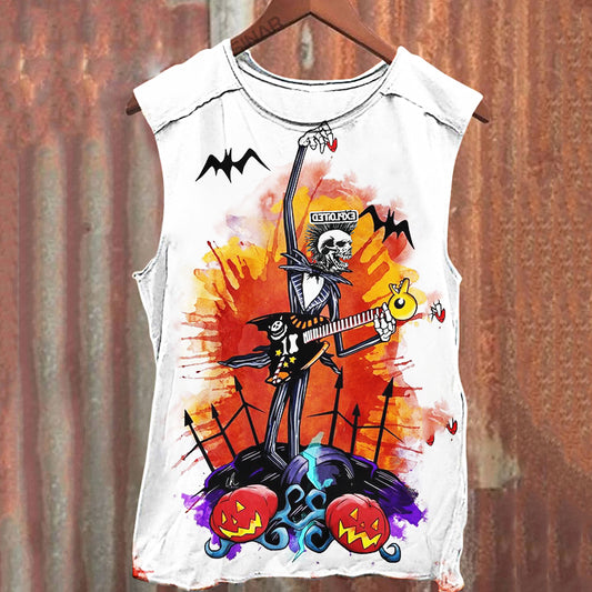 Unisex The Exploited Halloween Print Tank Top