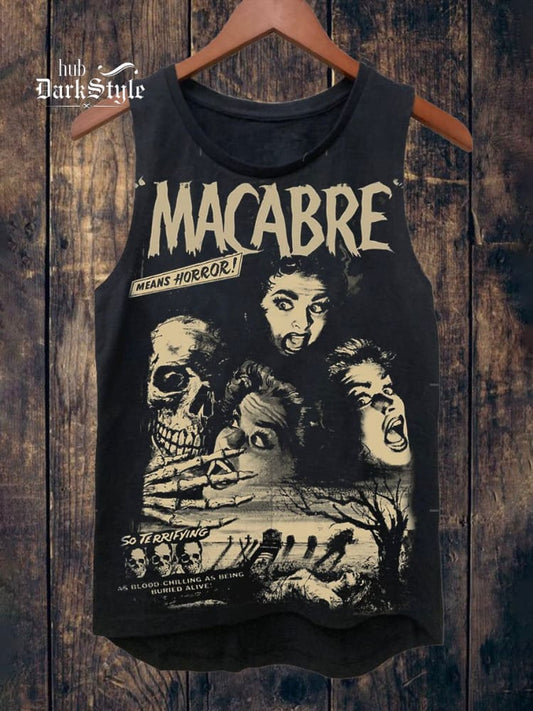 Unisex-Horror-Tanktop aus Baumwolle 