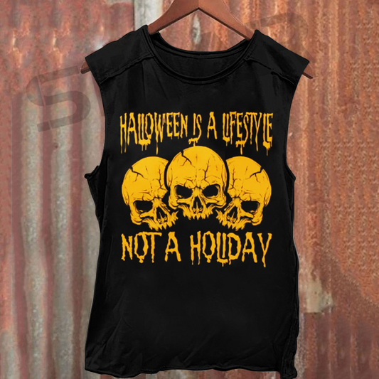 Halloween ist ein Lebensstil, kein Feiertag, klassisches Tank Top 