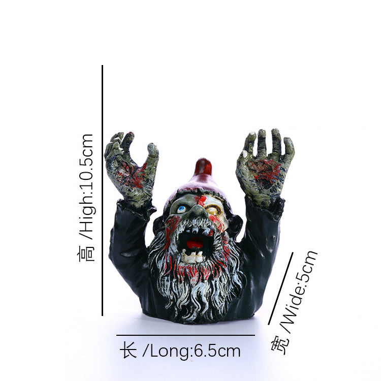 Halloween Cartoon Horror Zombie Decoration Ornaments