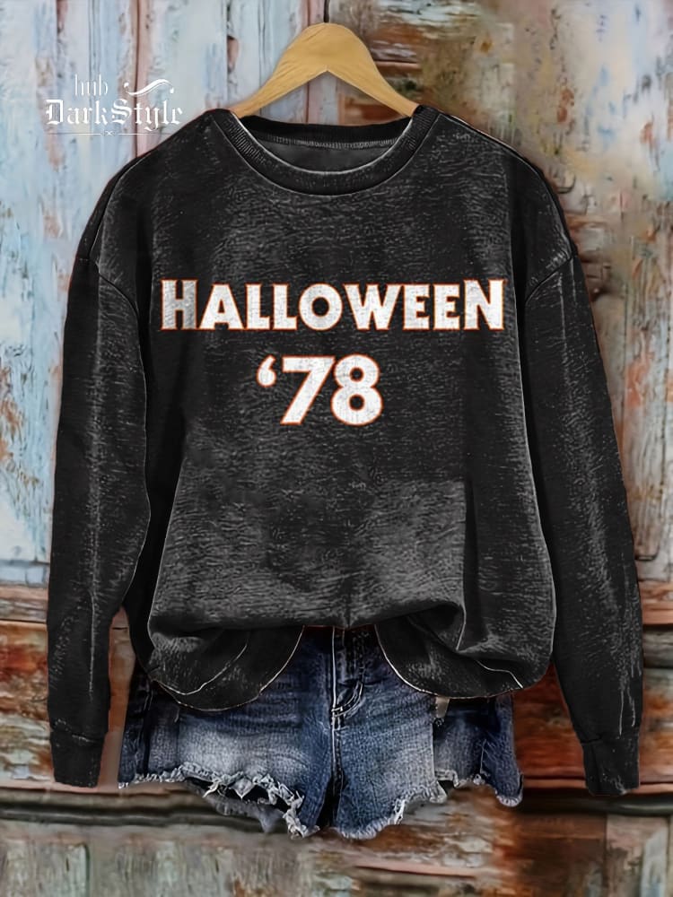 Sweat-shirt décontracté unisexe Halloween '78 