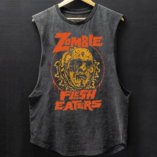 Tanktop mit Vintage-Grafik von Horror Stories 